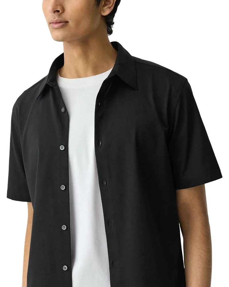 Irving Short-Sleeve Shirt Structure Knit
