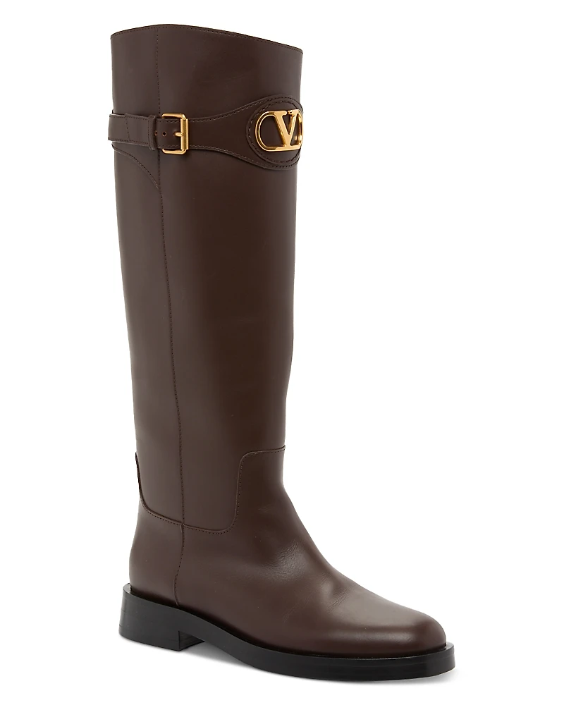 Valentino Garavani Women's Vlogo Riding Boots