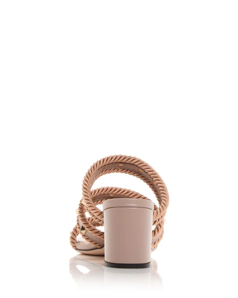 Women's Rockstud Embellished Slide Sandals