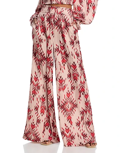 L'Agence Lyra Smocked Waist Pants