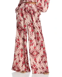 L'Agence Lyra Smocked Waist Pants