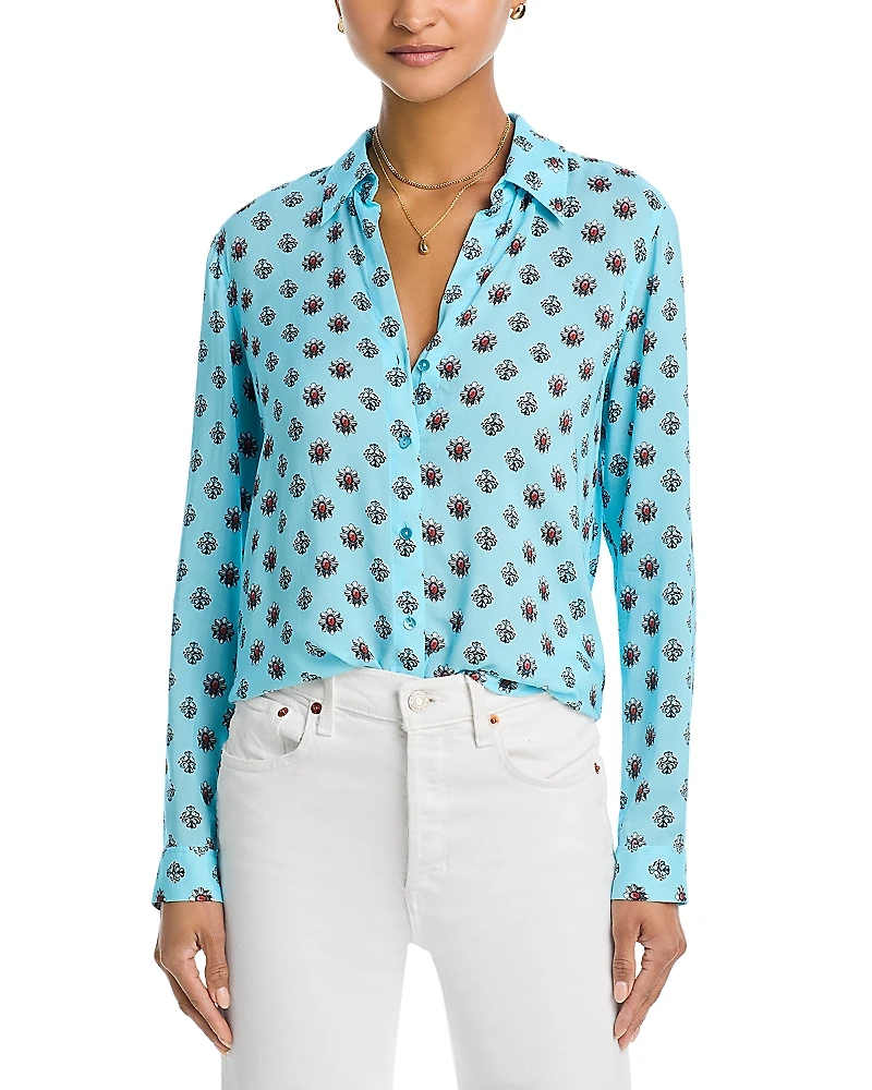 L'Agence Holly Long Sleeve Blouse