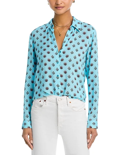 L'Agence Holly Long Sleeve Blouse