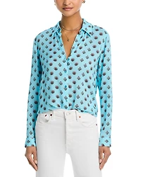 L'Agence Holly Long Sleeve Blouse