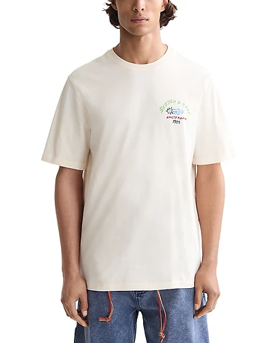 Scotch & Soda Regular Fit Graphic Logo Tee