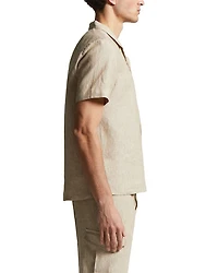 Linen Short Sleeve Camp Shirt