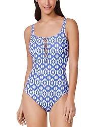Mantra Square Neck One Piece Swimsuit