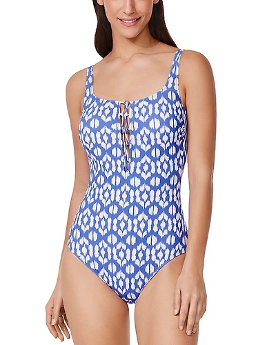 Profile by Gottex Mantra Square Neck One Piece Swimsuit