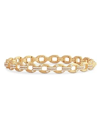 Enchanted Forest Pavé Chain Bangle Bracelet