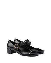 Prada Women's Patent Leather Mary Jane Pumps