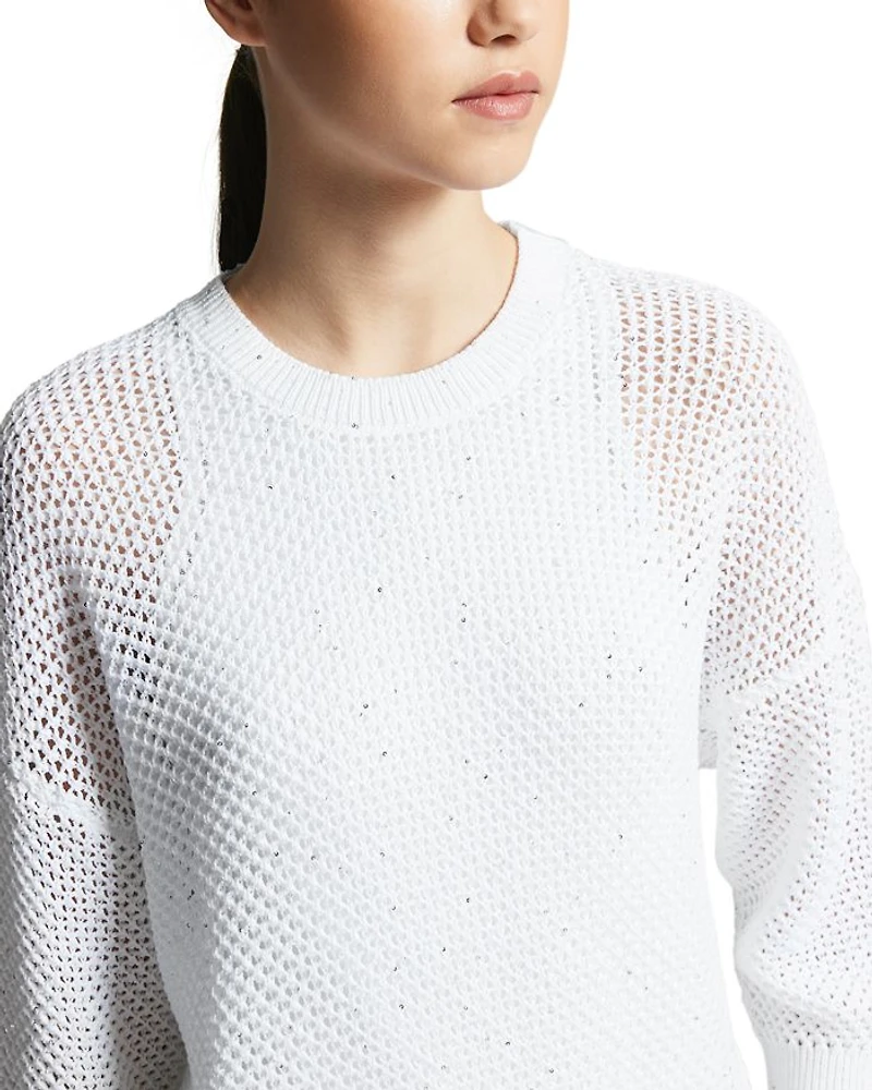 Knitted 3/4 Sleeve Sweater