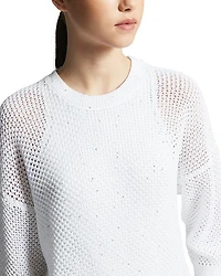 Knitted 3/4 Sleeve Sweater