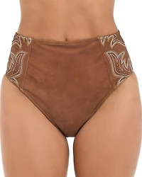 L'Agence Vanessa Bolero High Waist Bikini Bottom