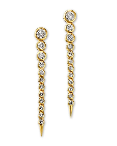 Bloomingdale's Fine Collection Diamond Linear Drop Earrings