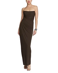 Halston Patrice Ruched Matte Jersey Gown