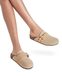 Women's Mellow Slip On Buckled Mule Clogs