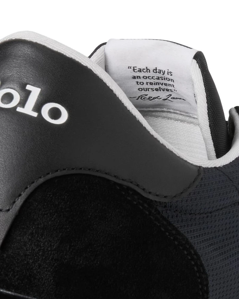 Train 89 Suede Paneled Sneaker