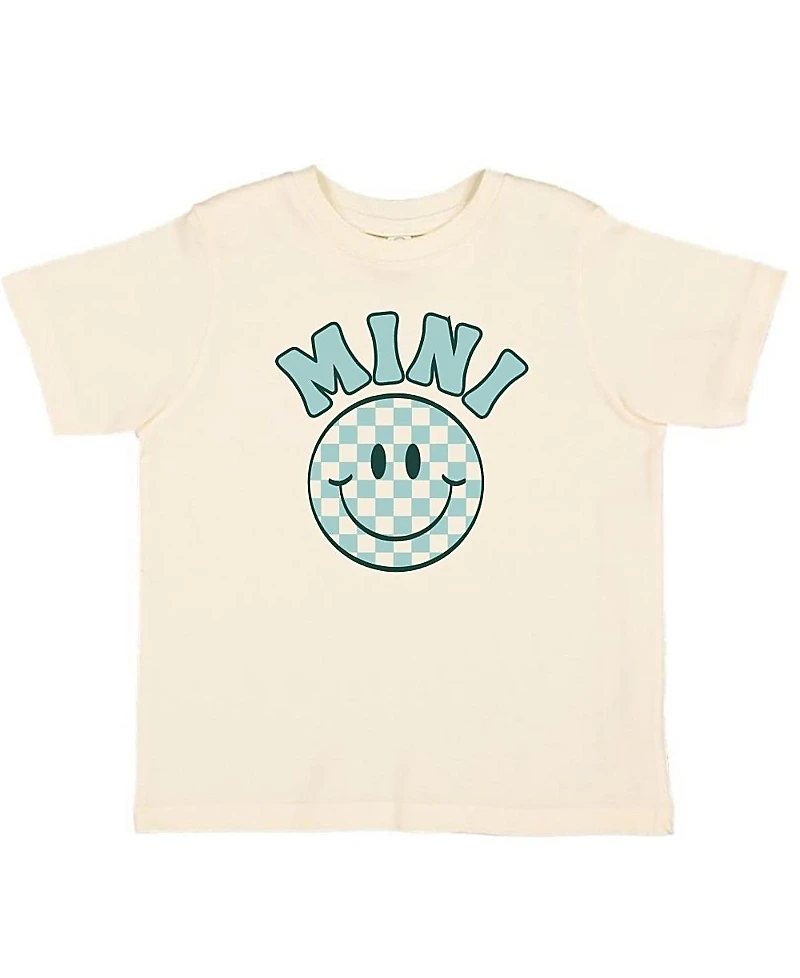 Sweet Wink Boys' Mini Smiley Checker Short Sleeve T-Shirt - Little Kid