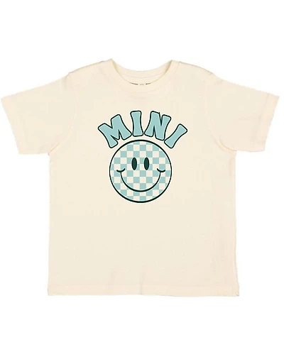 Sweet Wink Boys' Mini Smiley Checker Short Sleeve T-Shirt - Little Kid