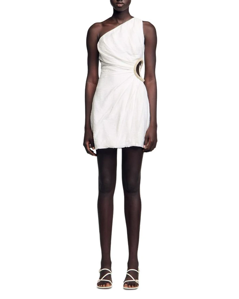 Dalida Asymmetric Short Dress