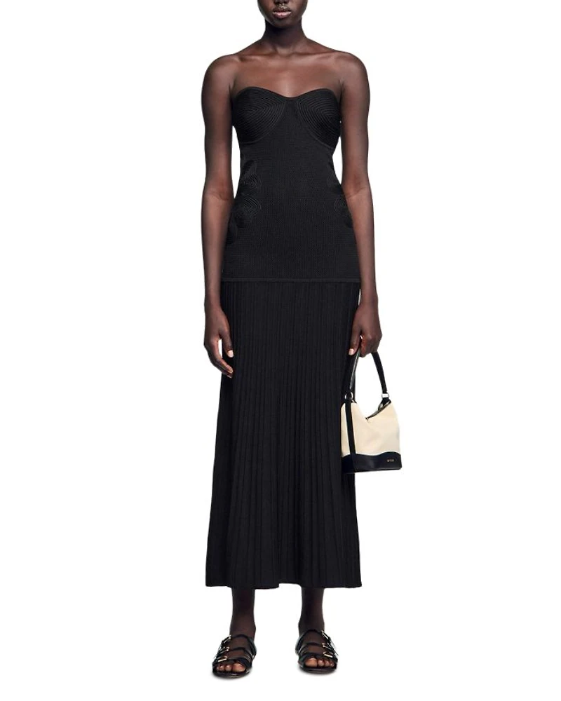 Pamela Bustier Knit Dress