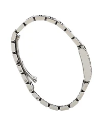 Tank Francaise Quartz Watch in Stainless Steel with Diamond Bezel 20mm