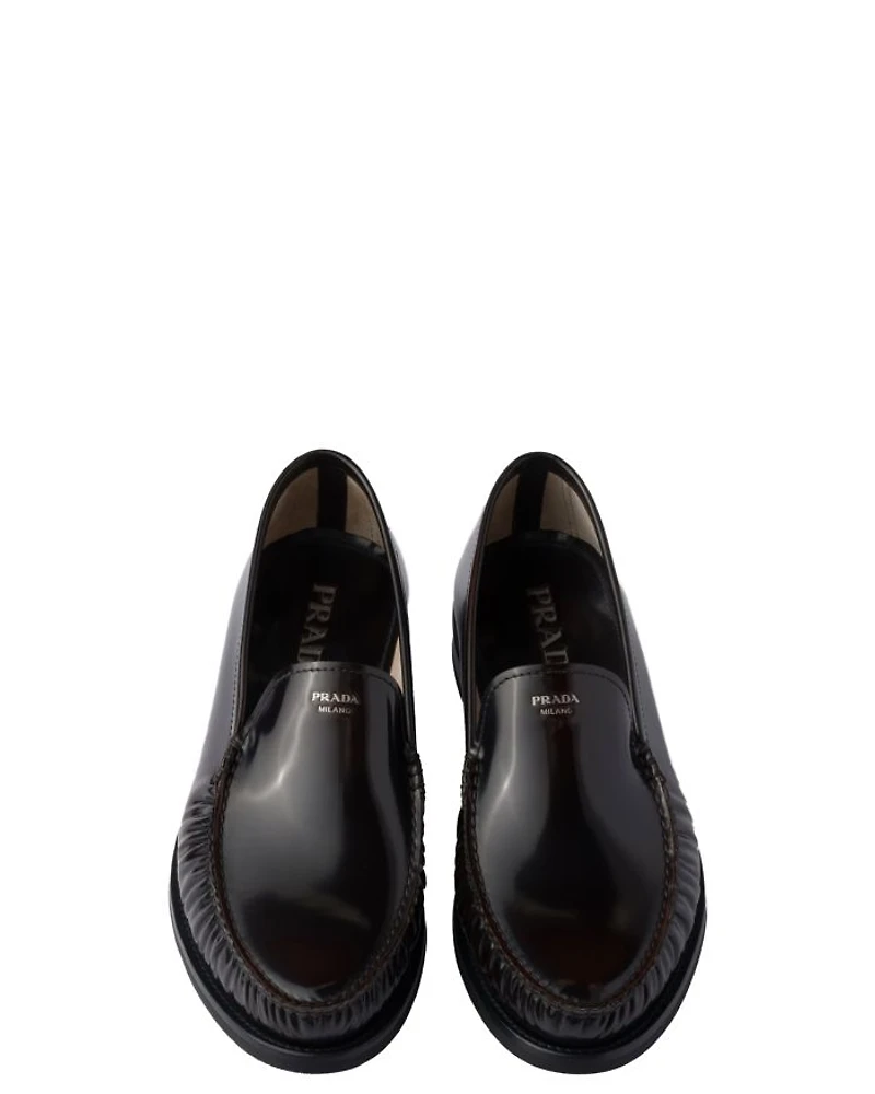 Men's Brushed Leather Loafers