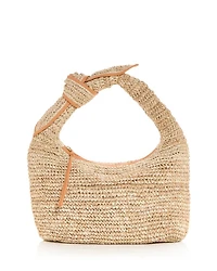 Josie Raffia Knot Shoulder Bag