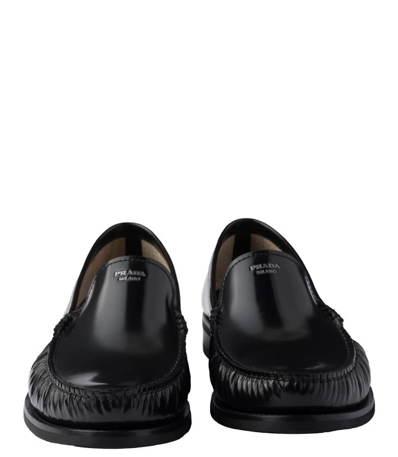 Men's Brushed Leather Loafers