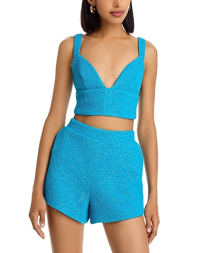 L'Agence Castalia Knit Bra Top