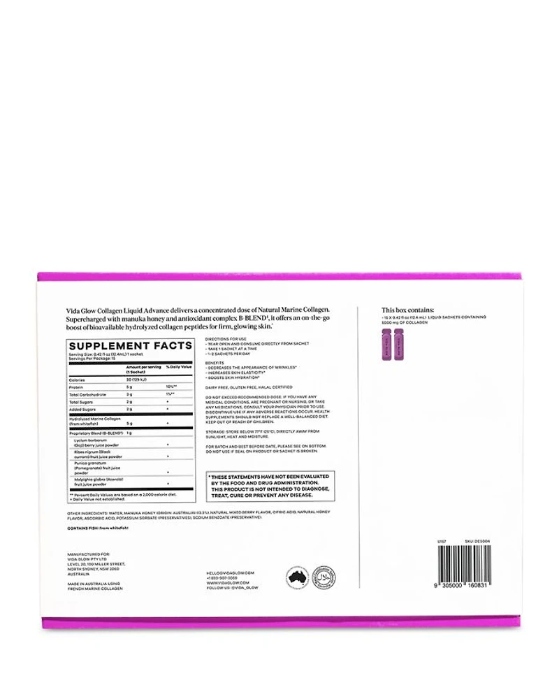 Collagen Liquid Advance Supplement