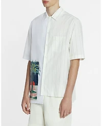 Printed Asymmetric Shirt
