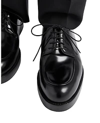 Men's Brushed Leather Derby Shoes