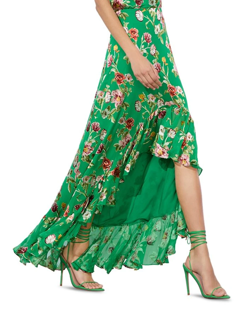 Soraya Faux Wrap Skirt