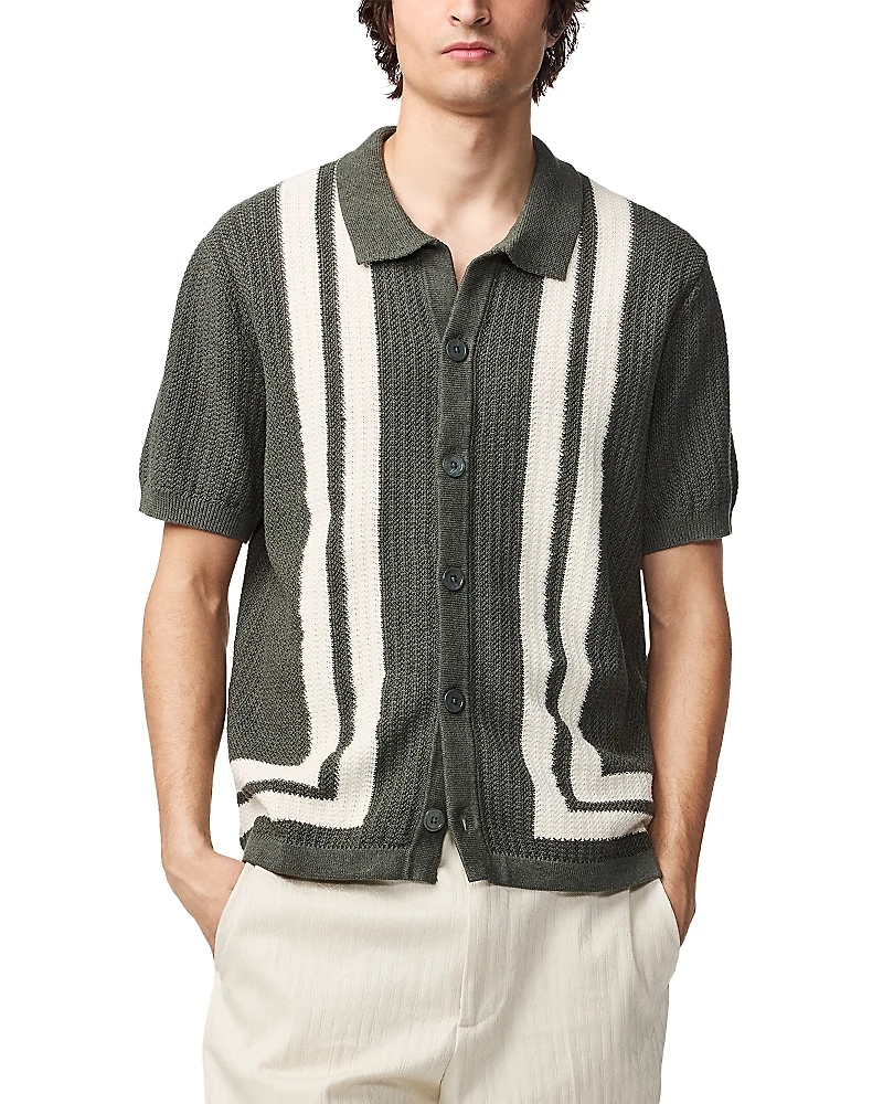 NN07 Ares 6636 Regular Fit Knit Short Sleeve Sweater