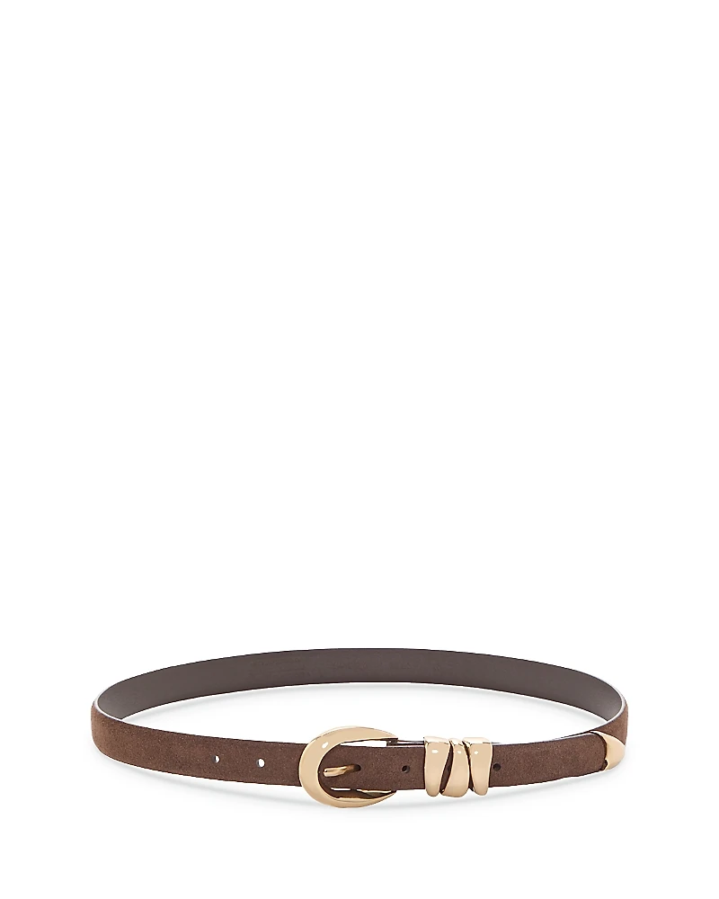 Madewell Women's Triple Keeper Suede Belt