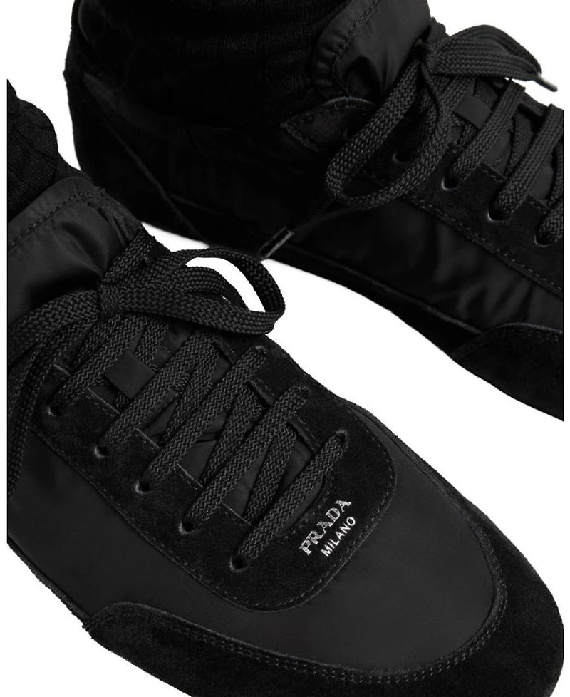 Women's Collapse Re-Nylon and Suede Sneakers