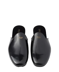 Men's Brushed Leather Slippers