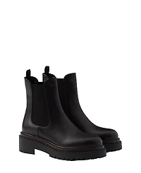 Prada Women's Leather Chelsea Boots