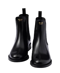 Women's Brushed Leather Ankle Boots