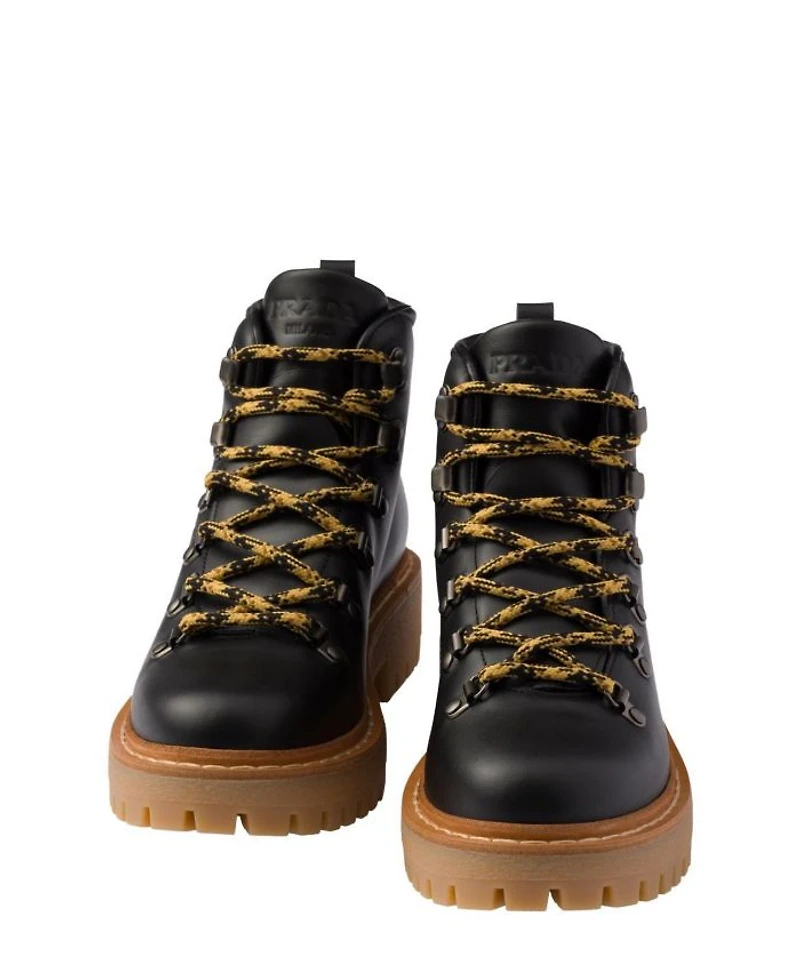 Women's Leather Laced Booties