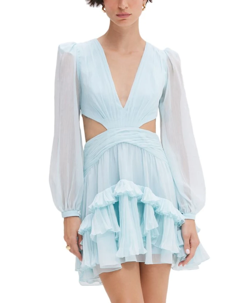 Silk Plisse Essence Dress