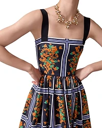 Printed Midi Dress