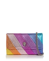 Kurt Geiger London Kensington Quilted Leather Wallet on Chain