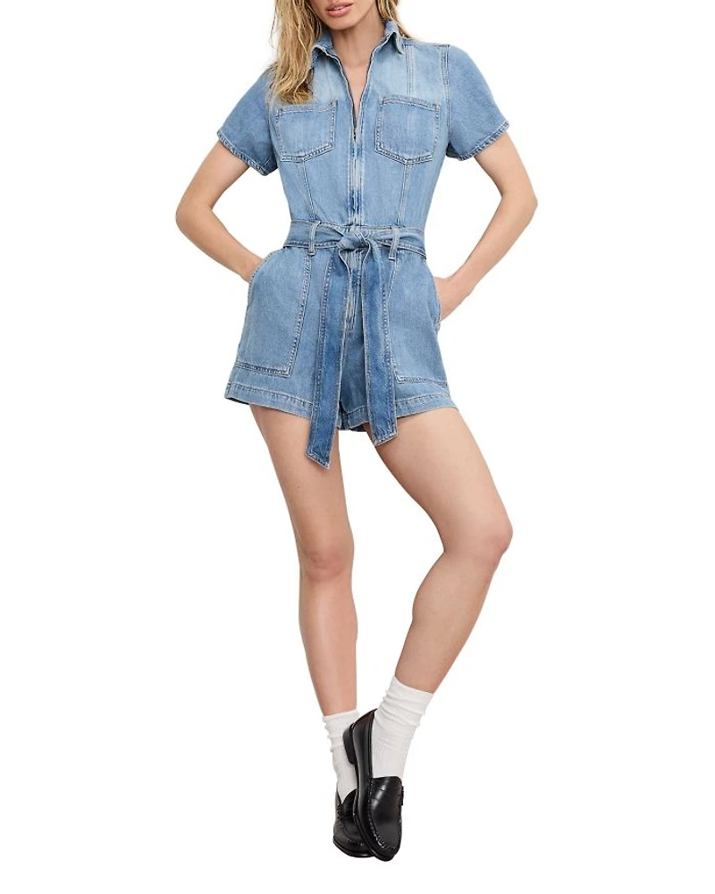 Fit For Success Lite Denim Romper