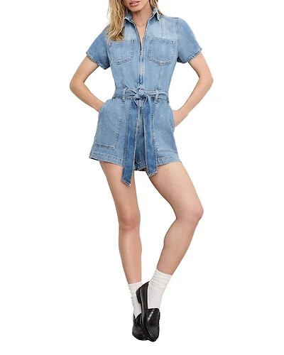 Fit For Success Lite Denim Romper