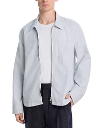 Regular fit Seersucker Shirt Jacket