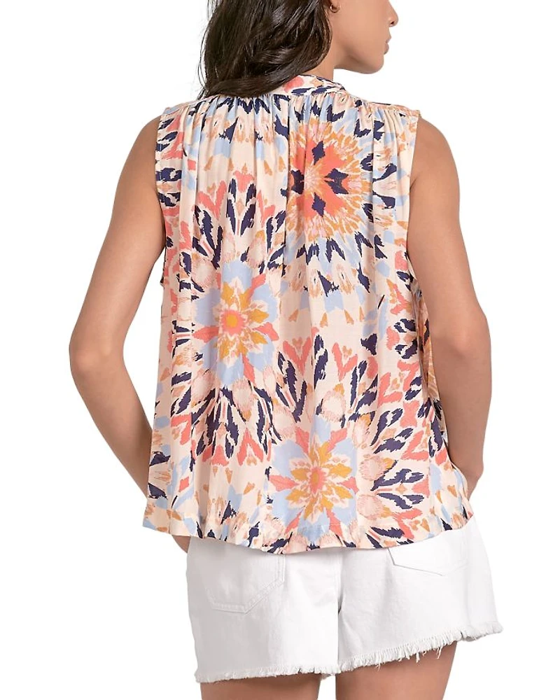 Sleeveless Flowy Top