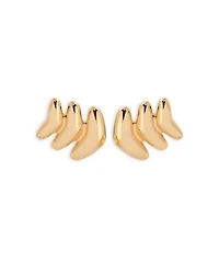 Metal Moderna Stud Earrings