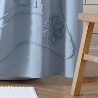 Retro Scroll Shower Curtain